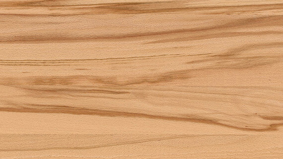 Kernbuche Holz-Kachel in Kernbuche mit lebendiger farbliger Struktur, Oberfläche in warmem Naturtöne von hellbraun bis mittelbraun.