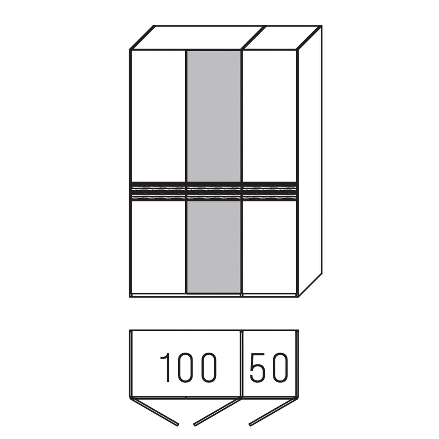 WSM 4300 - Drehtürenschrank Erle B 151,9 / H 223,3 - 6203-PGE WSM 4300 - Drehtürenschrank Erle B 151,9 / H 223,3 - 6203-PGE