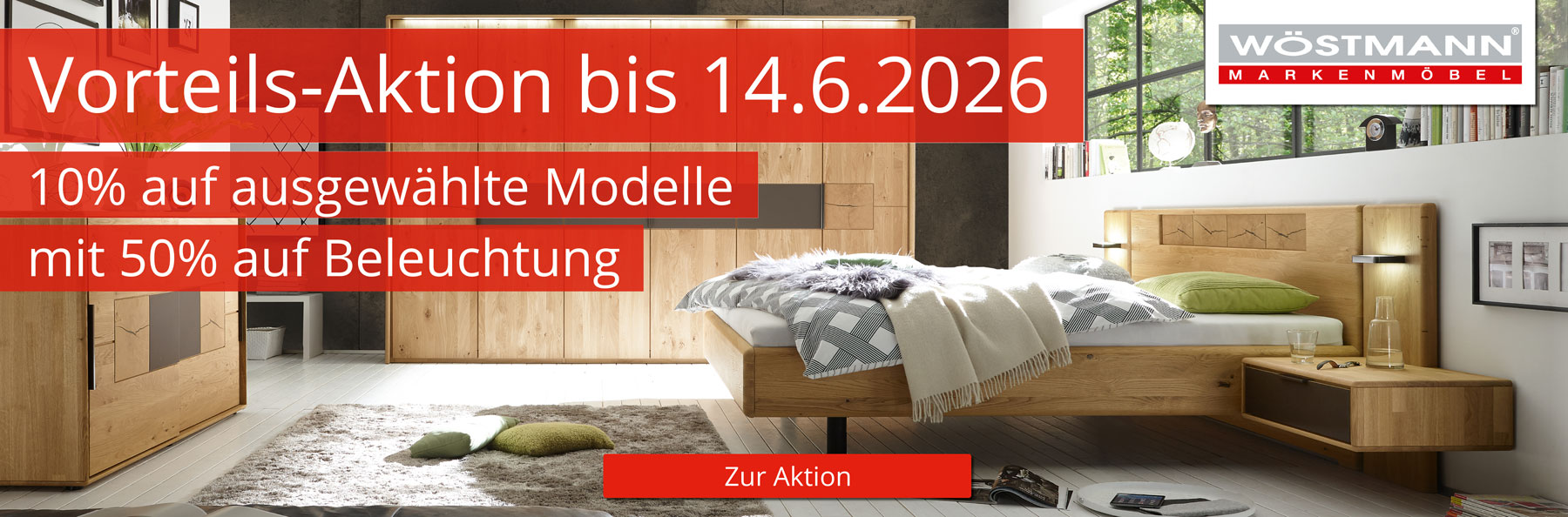 Vorteils-Aktion: 10% auf ausgewählte Modelle mit 50% auf Beleuchtung