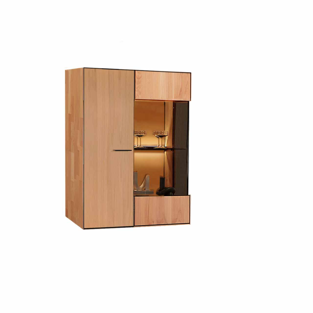 WM2320-Hangevitrine-14733-Erle WM 2320 - Hängevitrine 14733
