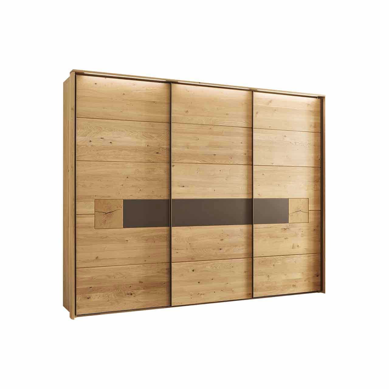 WSM 1600 Schiebetürenschrank-renschrank_frei-1 Schiebetürenschrank, gezeigt mit Hirnholz und Lack Mocca Akzent.