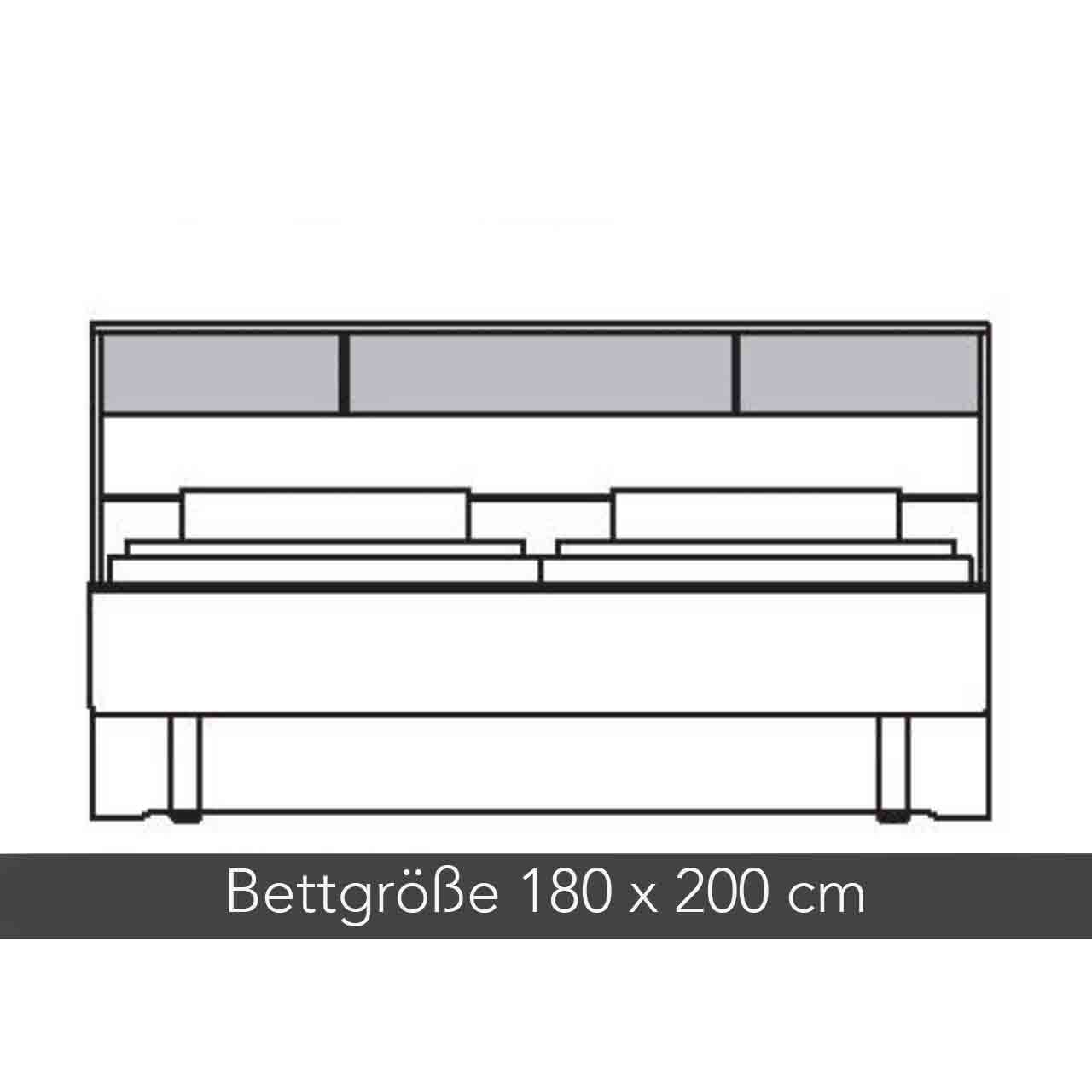 WSM 2800 - Bett 180 x 200 cm - 1180