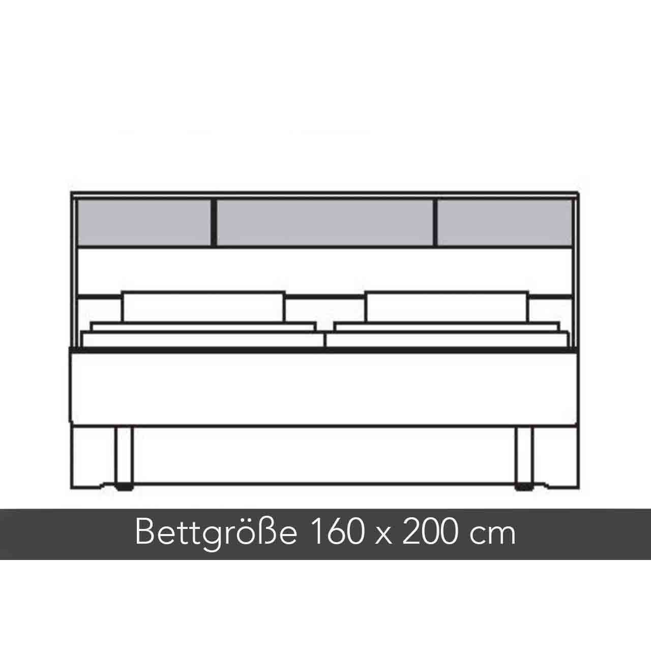 WSM 2800 - Bett 160 x 200 cm - 1160