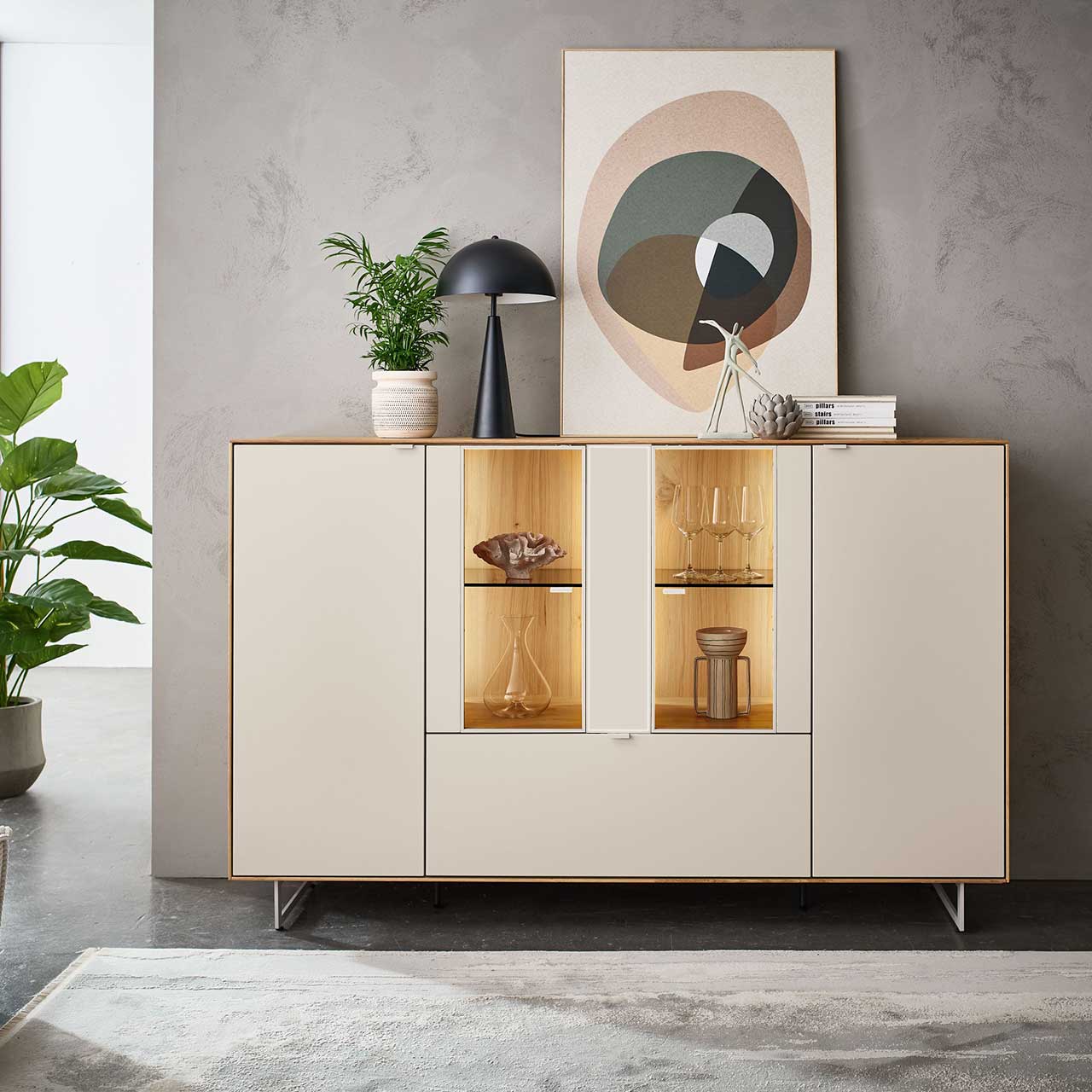 WM 2610 - Highboard 3852 - B 181,9 cm