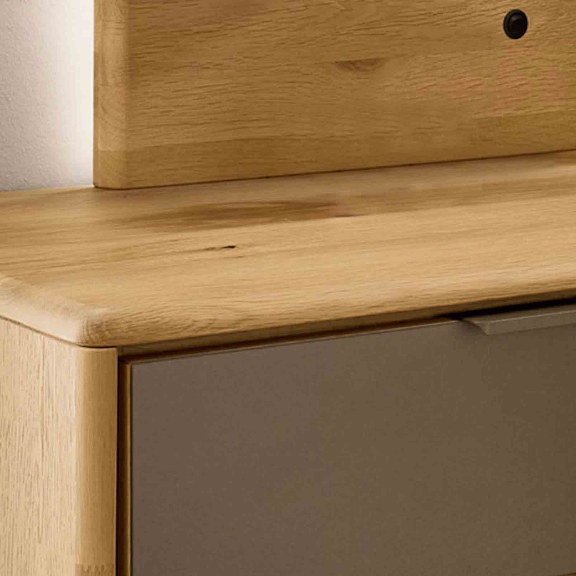 WSM 7100 Konsole mit 1 Schubkasten optional mit bronzefarbigen Schubkasten