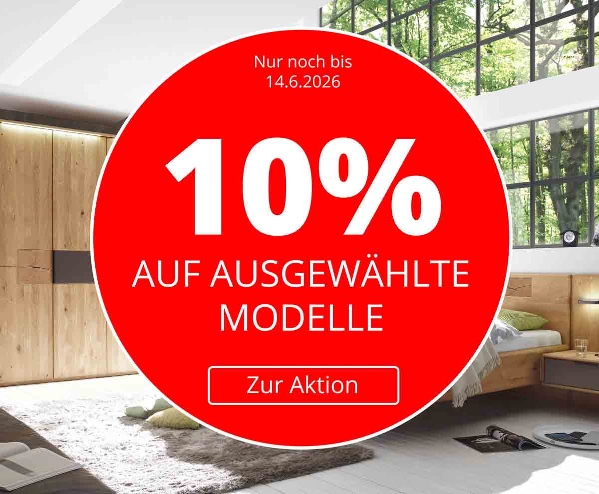 Vorteilsaktion bis zum 14.06.2026 - zusätzlich 10 Prozent auf ausgewählte Modelle.